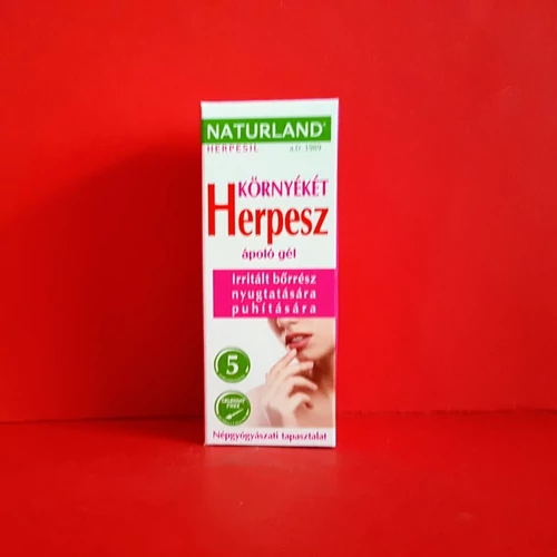 Naturland Herpesz környékét ápoló gél-Herpesil 10g