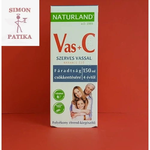 Naturland Vas+C szirup 150ml