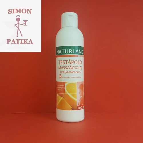 Naturland testápoló masszázsolaj narancs 200ml