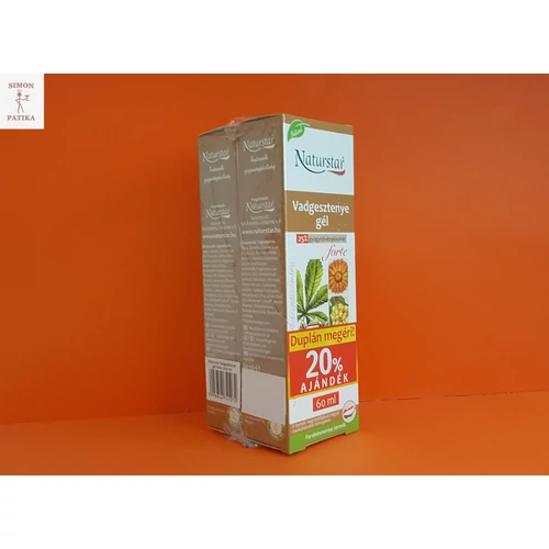 Naturstar Vadgesztenye gél forte dupla 2x60ml