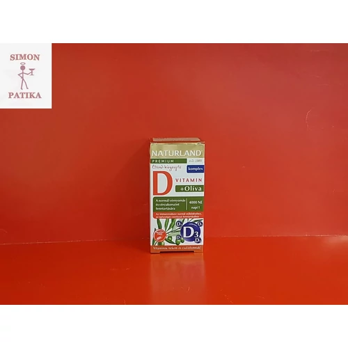 Naturland D vitamin 4000 Ne +Oliva kapszula