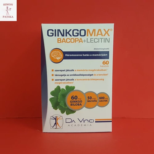 Ginkgo Max+Bacopa+Lecitin kapszula 60db