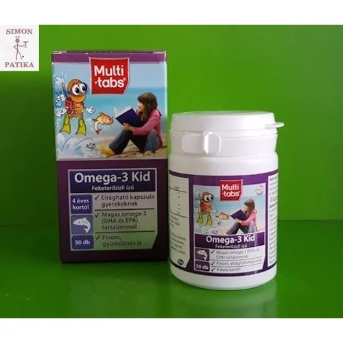 Multi-Tabs Kid Omega-3 halolaj kapszula  30db