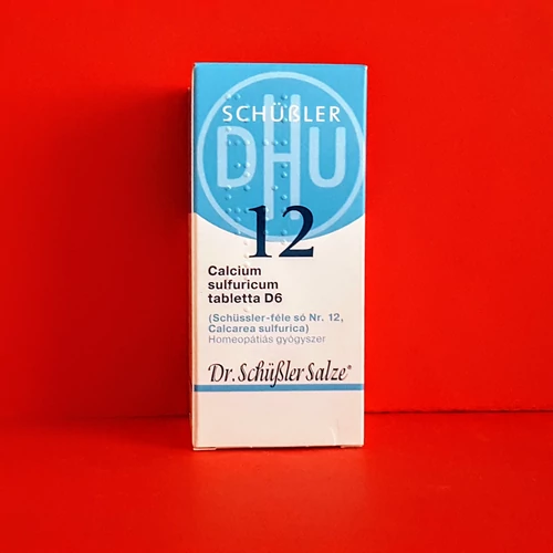 Calcium sulfuricum tabletta Schüssler só Nr.12. D6 200db