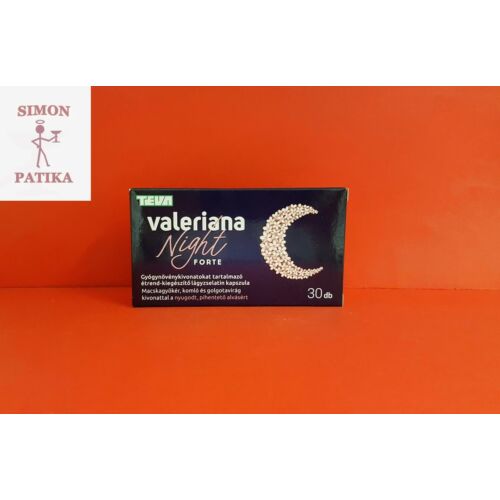 Valeriana Night Forte Gyógynövénykivonat kapszula 30db
