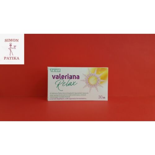 Valeriana Relax Gyógynövénykivonat kapszula 30db