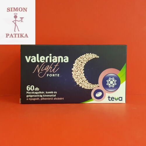 Valeriana Night Forte Gyógynövénykivonat kapszula 60db