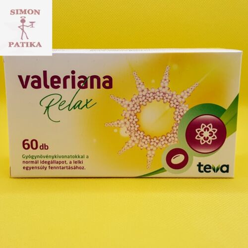 Valeriana Relax Gyógynövénykivonat kapszula 60db