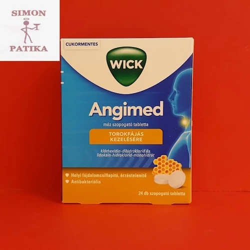 Wick Angimed méz szopogató tabletta 24db