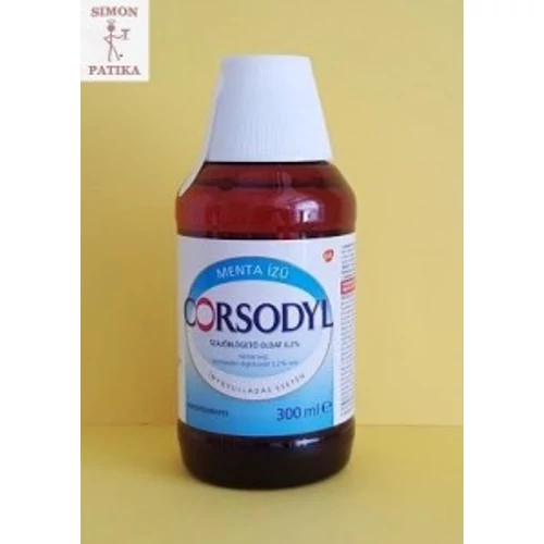 Corsodyl MW alkoholmentes szájvíz 300ml