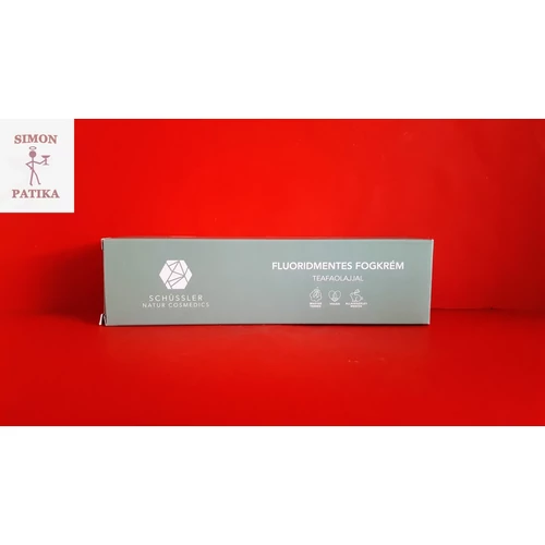 Schüssler fluoridmentes fogkrém teafás 75 ml