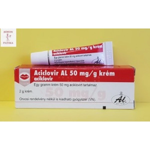 Aciclovir AL 50 mg/g krém 2g