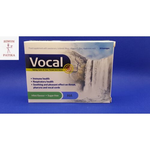Vocal szopogató tabletta Menta 24db