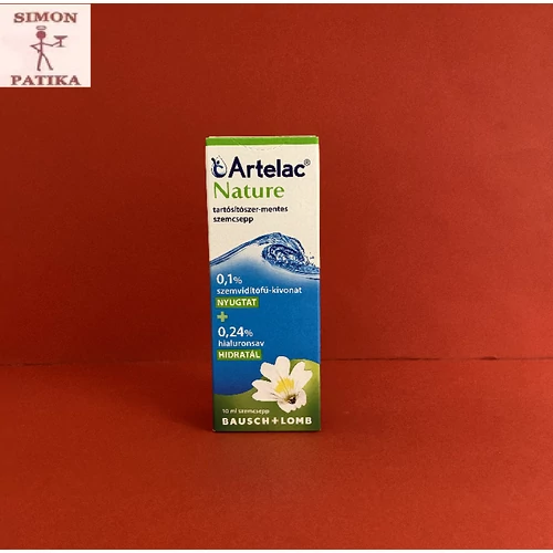 Artelac Nature tartósítószermentes szemcsepp 10ml