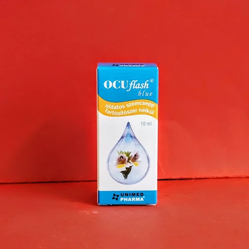 Ocuflash Blue tartósítószer mentes szemcsepp 10ml