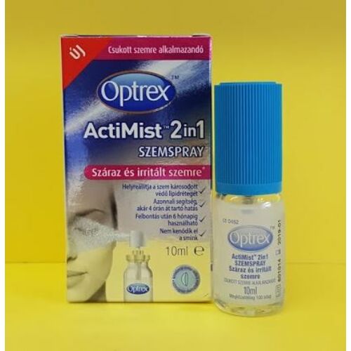 Optrex Actim 2in1 szemspray száraz + irritált 10ml