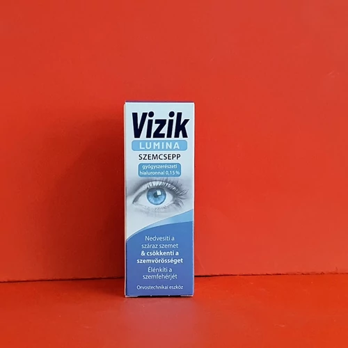 Vizik Lumina szemcsepp irritált szemre