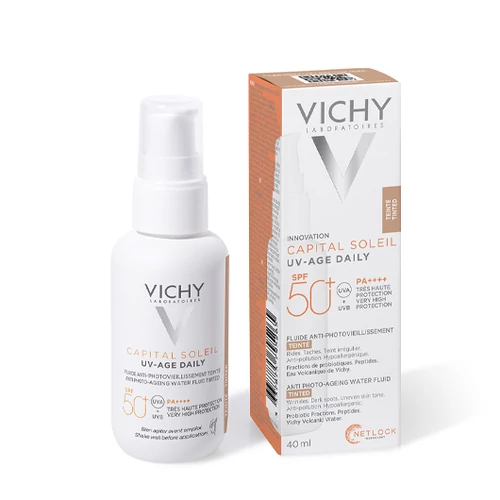 Vichy Capital Soleil UV-Age fluid színezett SPF50+  40ml