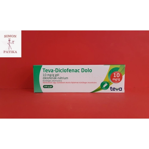 Teva- Diclofenac Dolo  10 mg/g gél 100g