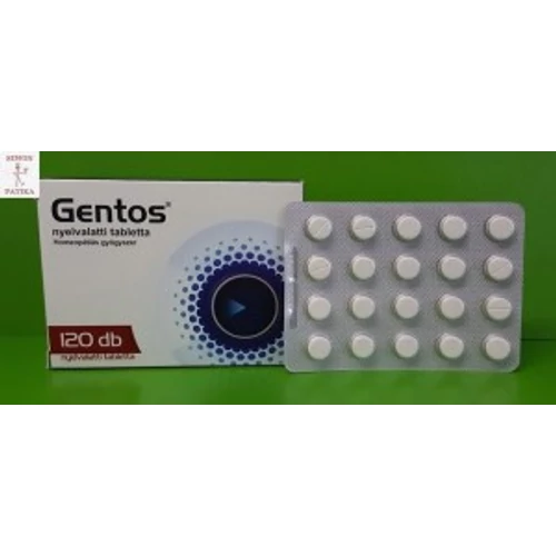 Gentos nyelvalatti tabletta 120db
