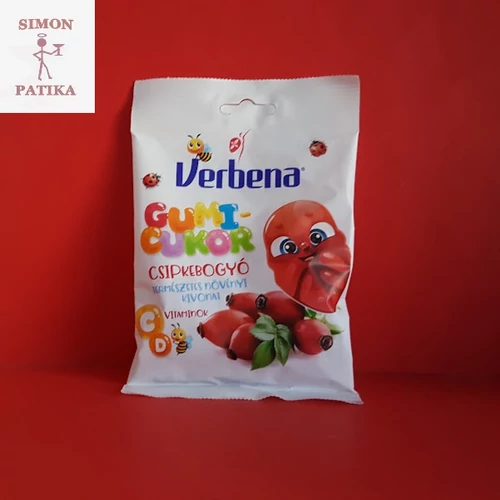 Verbena gumicukor csipkebogyó 90g