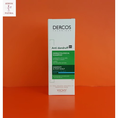 Vichy Dercos Korpásodás elleni sampon normál vagy zsíros hajra 200ml