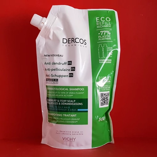 Vichy DERCOS sampon korpás/zsíros hajra utántöltő 500ml