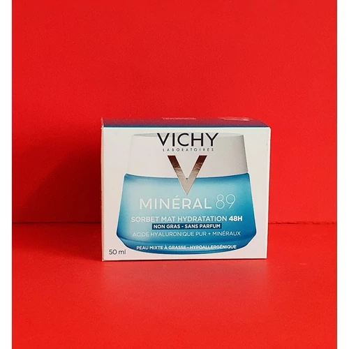Vichy Mineral 89 48H hidratáló mattító sorbet 50ml