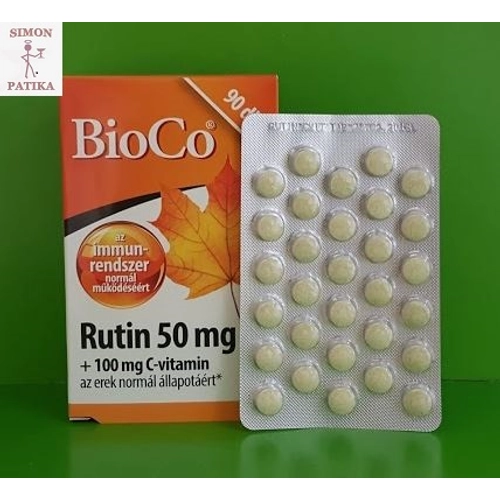 BioCo Rutin+ C-vitamin tabletta 90db