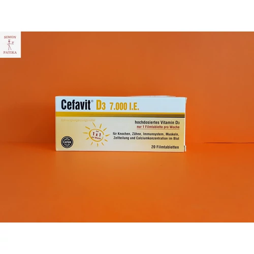 Cefavit D3 vitamin 7000NE filmtabletta 20db