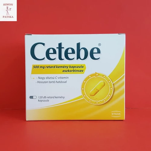 Cetebe 500mg kemény kapszula 120db