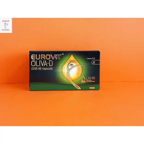 Eurovit Oliva D3 vitamin  2200 NE kapszula 30x