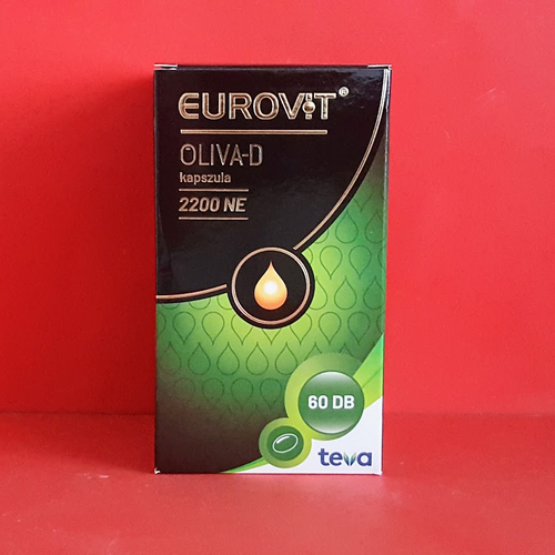 Eurovit Oliva D3 vitamin 2200 NE kapszula 60x