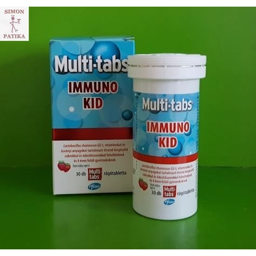 Multi-Tabs Immuno Kid rágótabletta gyereknek 30db