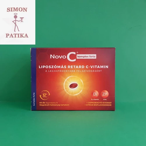 Novo C Komplex Forte liposzómás retard C kapszula 60db