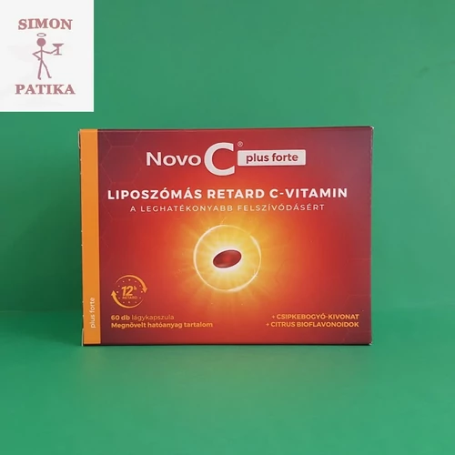Novo C Plus Forte liposzómális retard C kapszula 60db