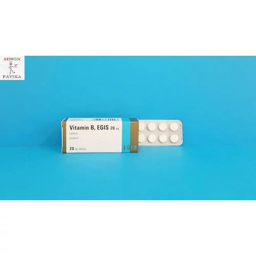 Vitamin B6 Egis 20mg tabletta 20x