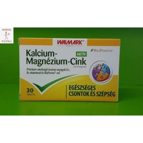 Walmark Aktív Kalcium+Magnézium+ Cink tabletta 30x
