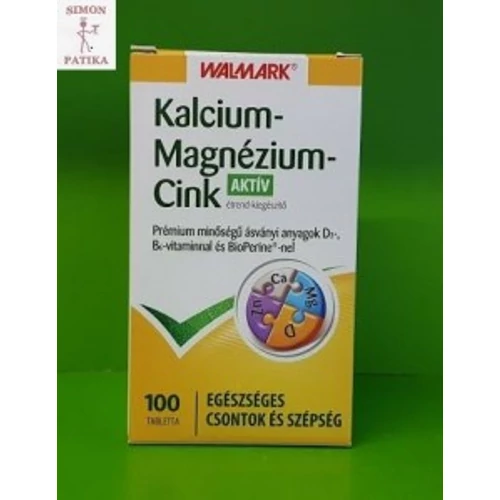 Walmark Aktív Kalcium+Magnézium+ Cink tabletta 100x