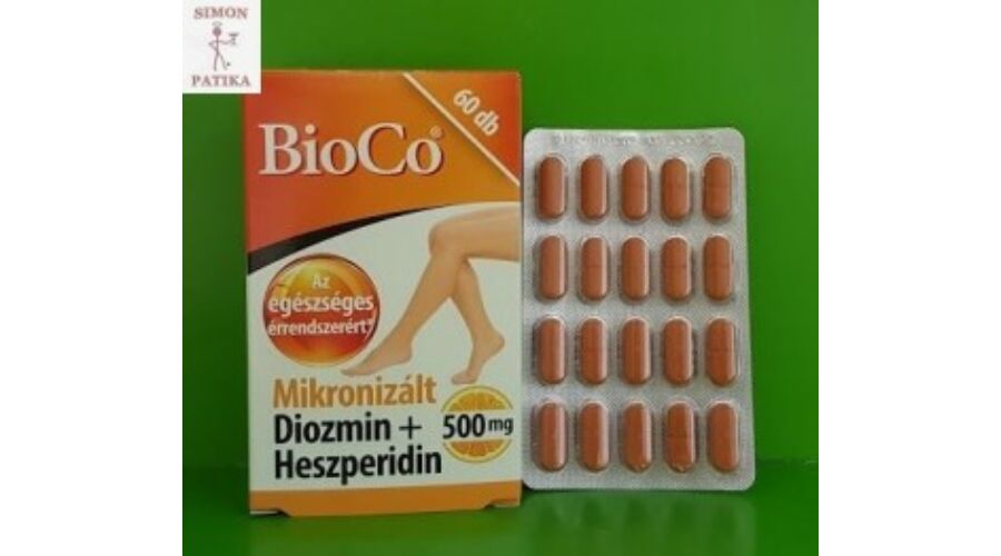 BioCo Mikronizált Diozmin + Heszperidin 60x - Visszér