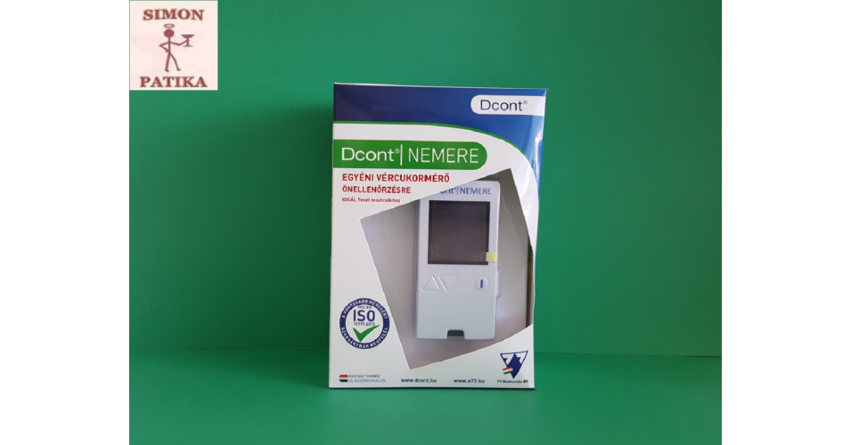 dcont® nemere vércukorszintmérő készülék
