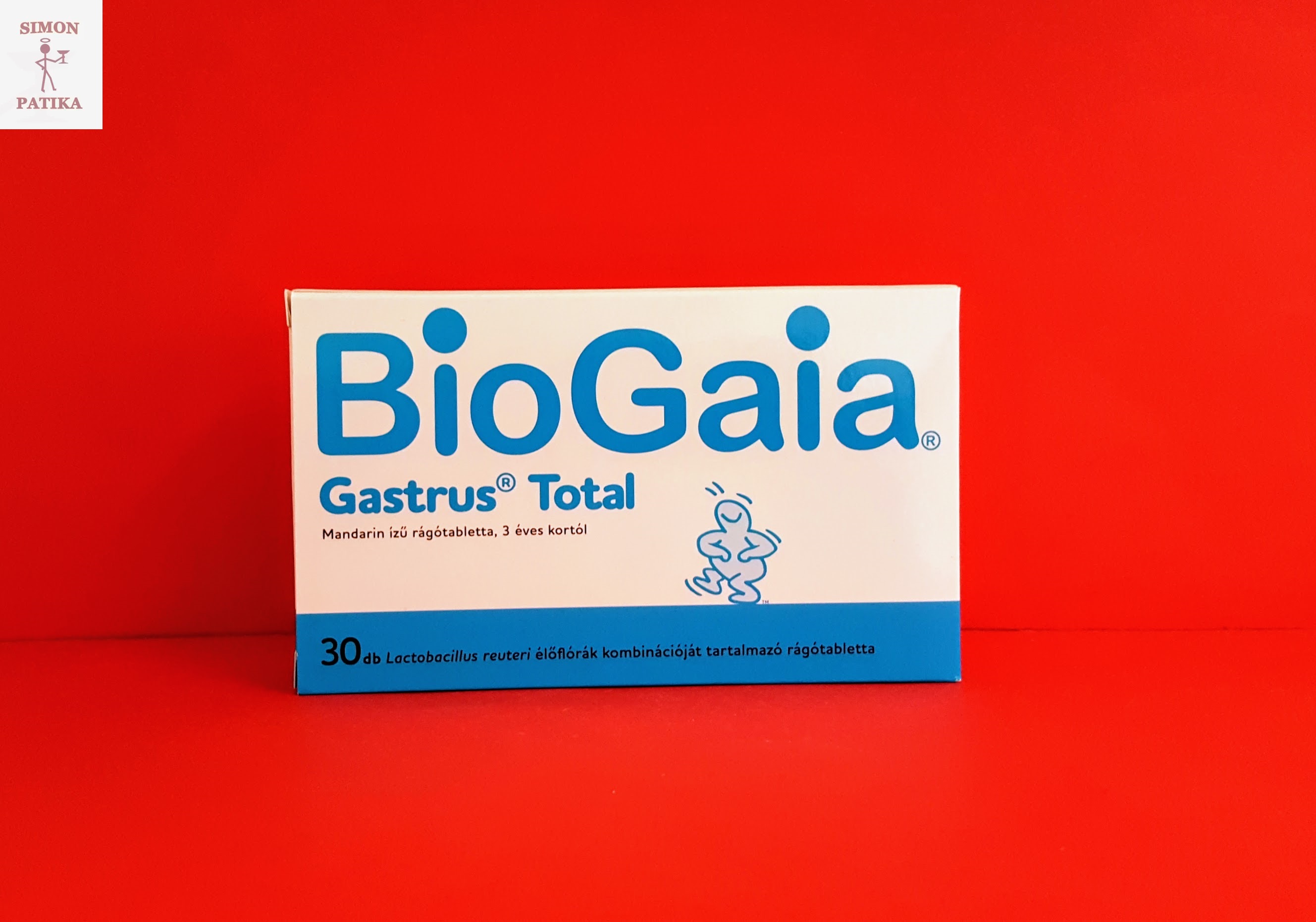 BioGaia Gastrus Total rágótabletta- Simon Webpatika