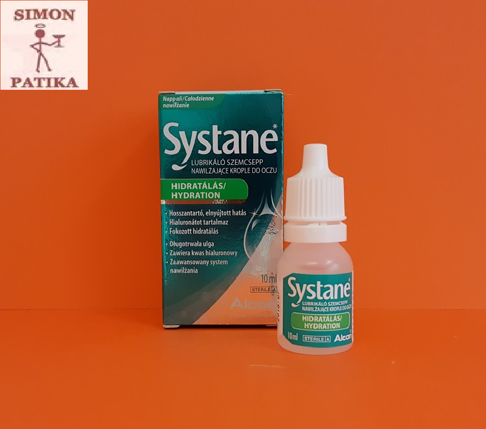 systane hydration szemcsepp lubrikáló 10ml